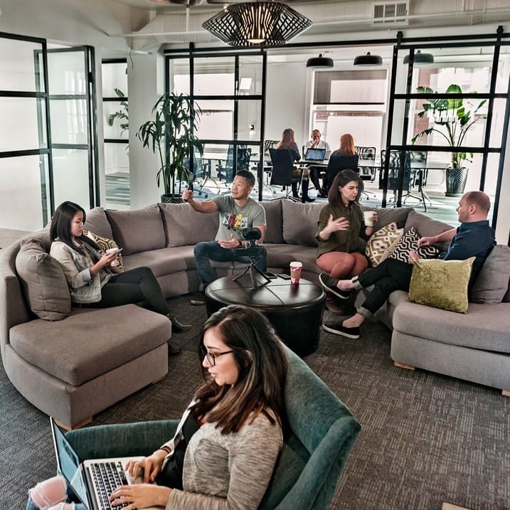 People Working in Los Angeles Office Rental - The Collection