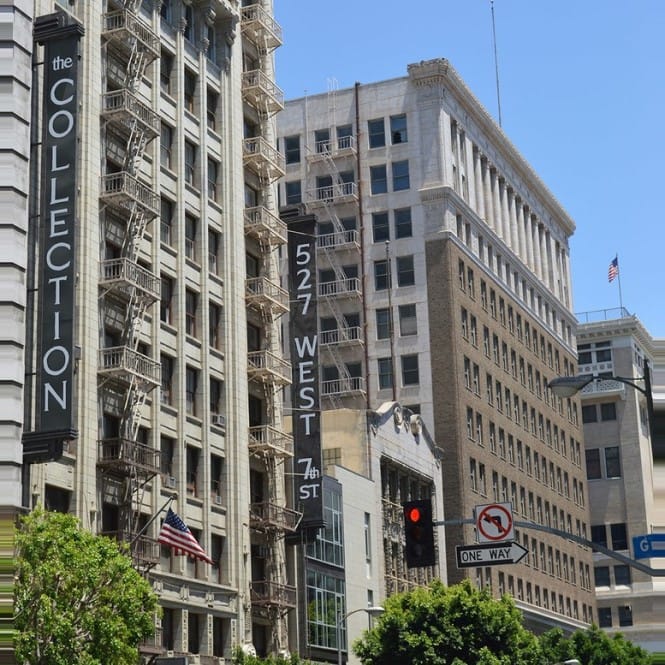 The Downtown Los Angeles Square that Houses Our Downtown Modern Office Building - The Collection